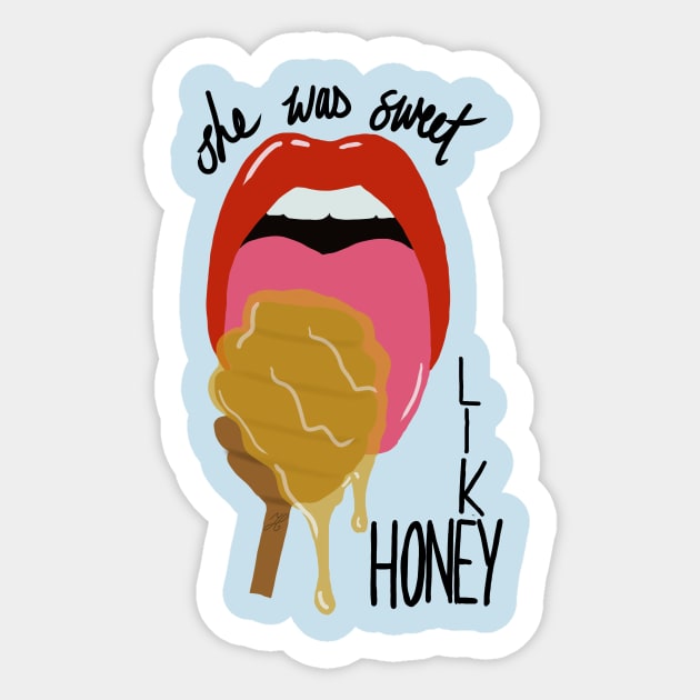 Halsey Honey lyrics IICHLIWP Sticker by Caitlin3696